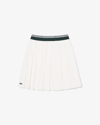 Girls' Oxford Cotton Pleated Skirt