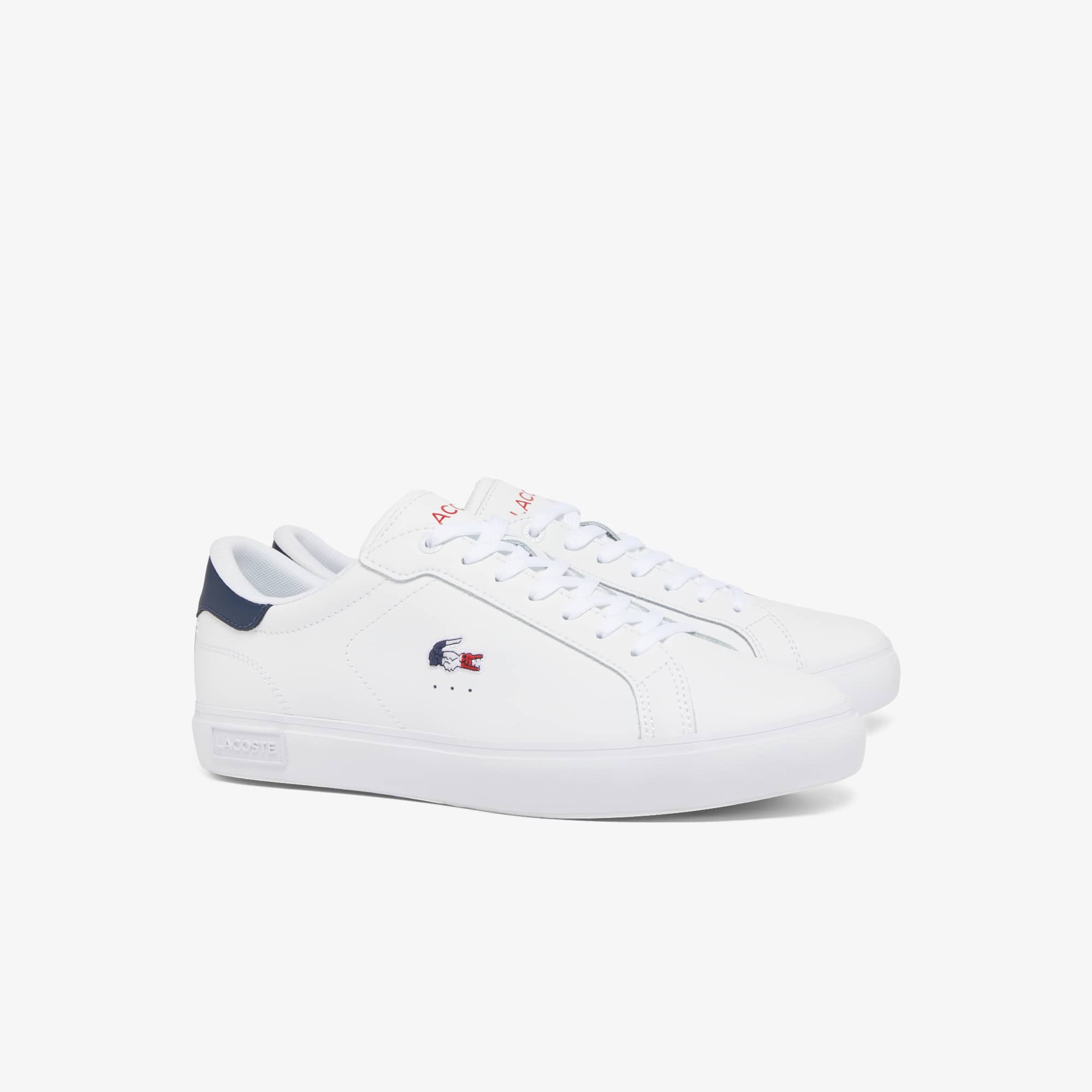 LACOSTE テニスシューズ ホワイト/レッド／ブルー 1942_1.jpg