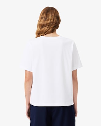 Women's Relaxed Fit Soft Cotton V-Neck T-Shirt