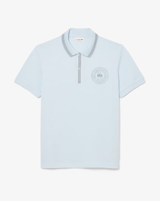 Men's Regular Fit L.12.12 Badge Print Polo