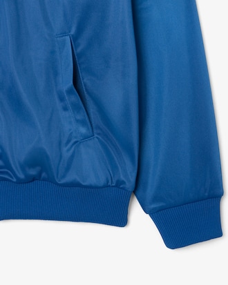 Women's Oversized Pointelle Stripe Satin Sweatshirt