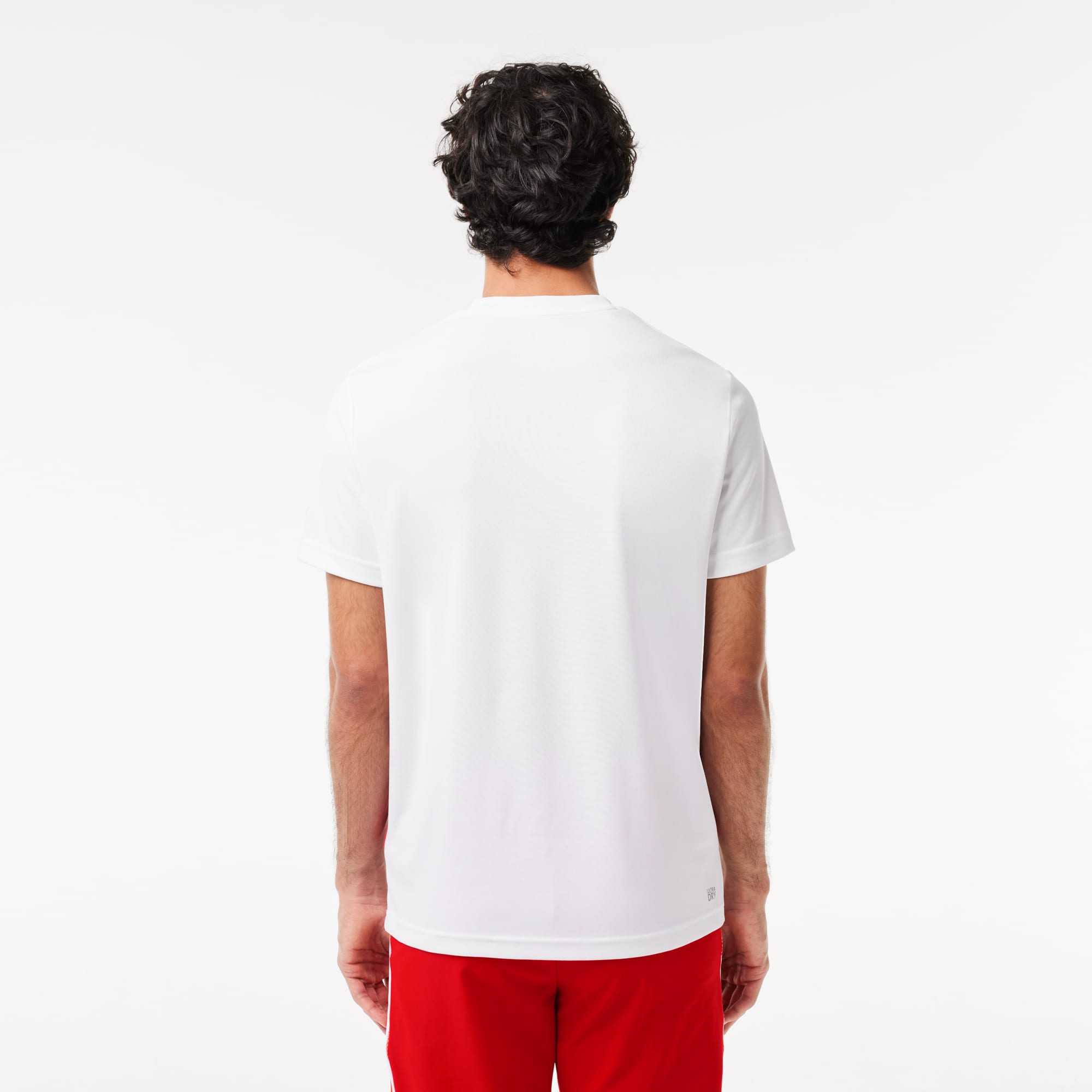 LACOSTE NOVAK DJOKOVIC ブラック Tシャツ US S LACOSTE x NOVAK DJOKOVIC REGULAR FIT PERFORMANCE TENNIS Lg