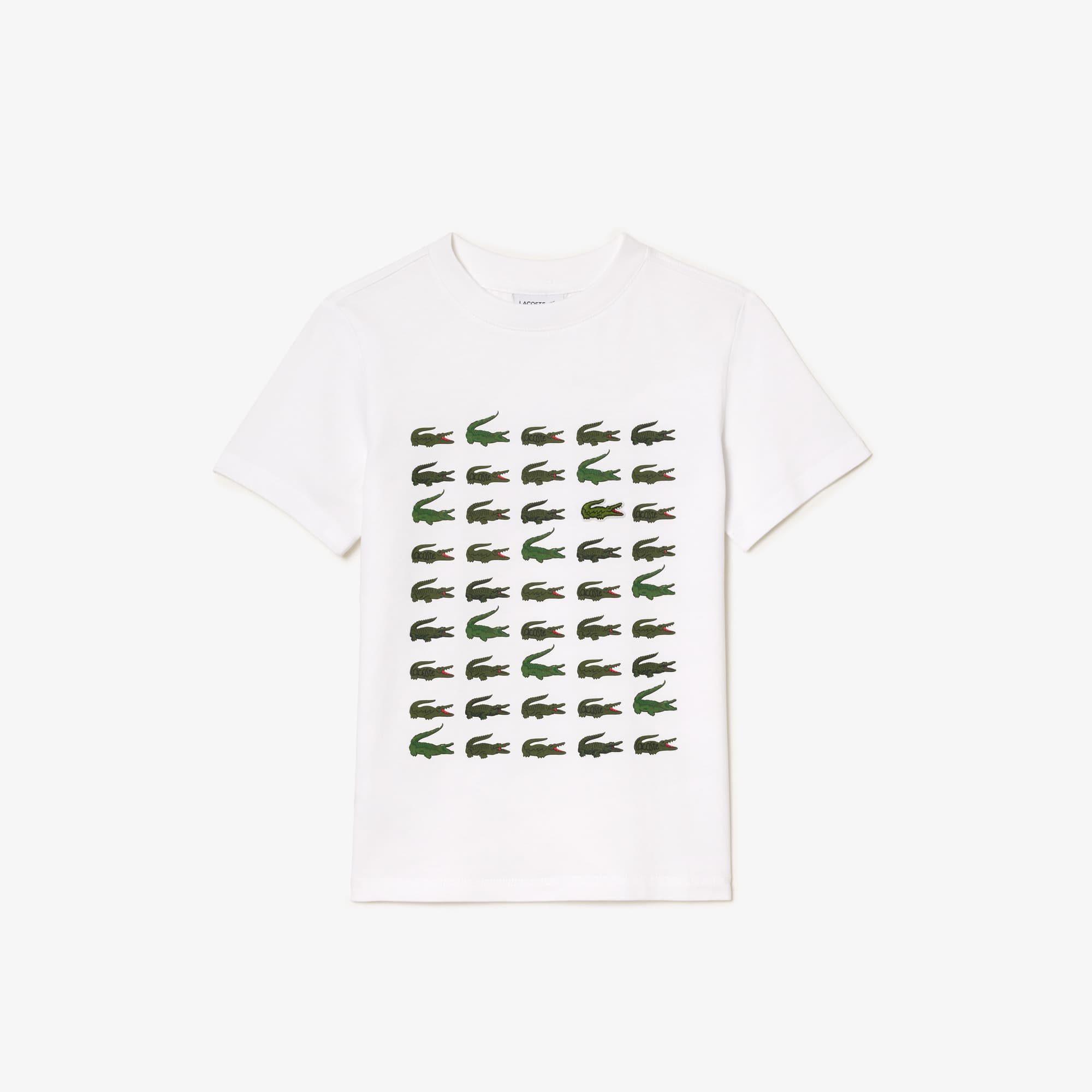 LACOSTE ゴジラプリント 2色展開 Tシャツ ホワイト size 4 白 Godzilla + Lacoste T-Shirt My Lacoste Art Program Vol.9