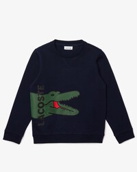 Kids&rsquo; Crocodile Print Fleece Sweatshirt