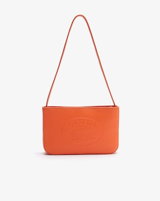 Women&rsquo;s Croco Crew Grained Leather Shoulder Bag