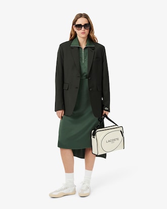 Women's Long Sleeve Belted Dress