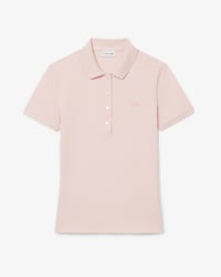 Polo de Mini Piqu&eacute; El&aacute;stico L.12.D de Corte Slim para Mujer