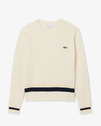 Women's Cable Knit Wool Sweater