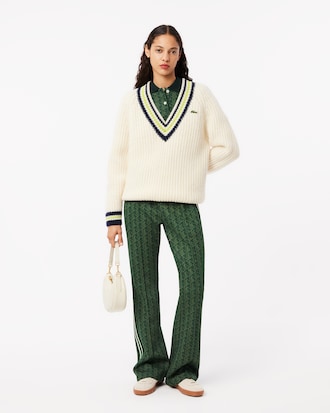 Women's Slim Fit Monogram Polo