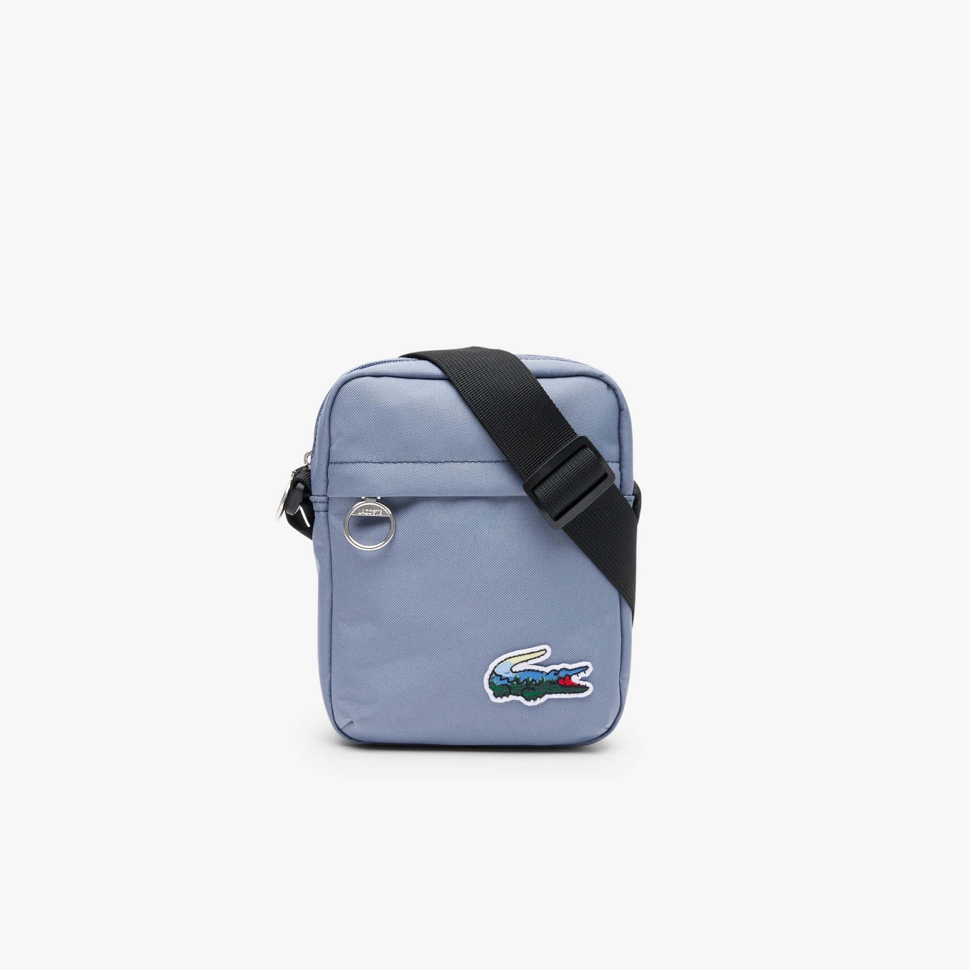 Lacoste Landscape Crocodile Satchel - One Size In Blue