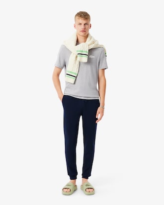 Men's Crocodile Print Cotton Undershirt