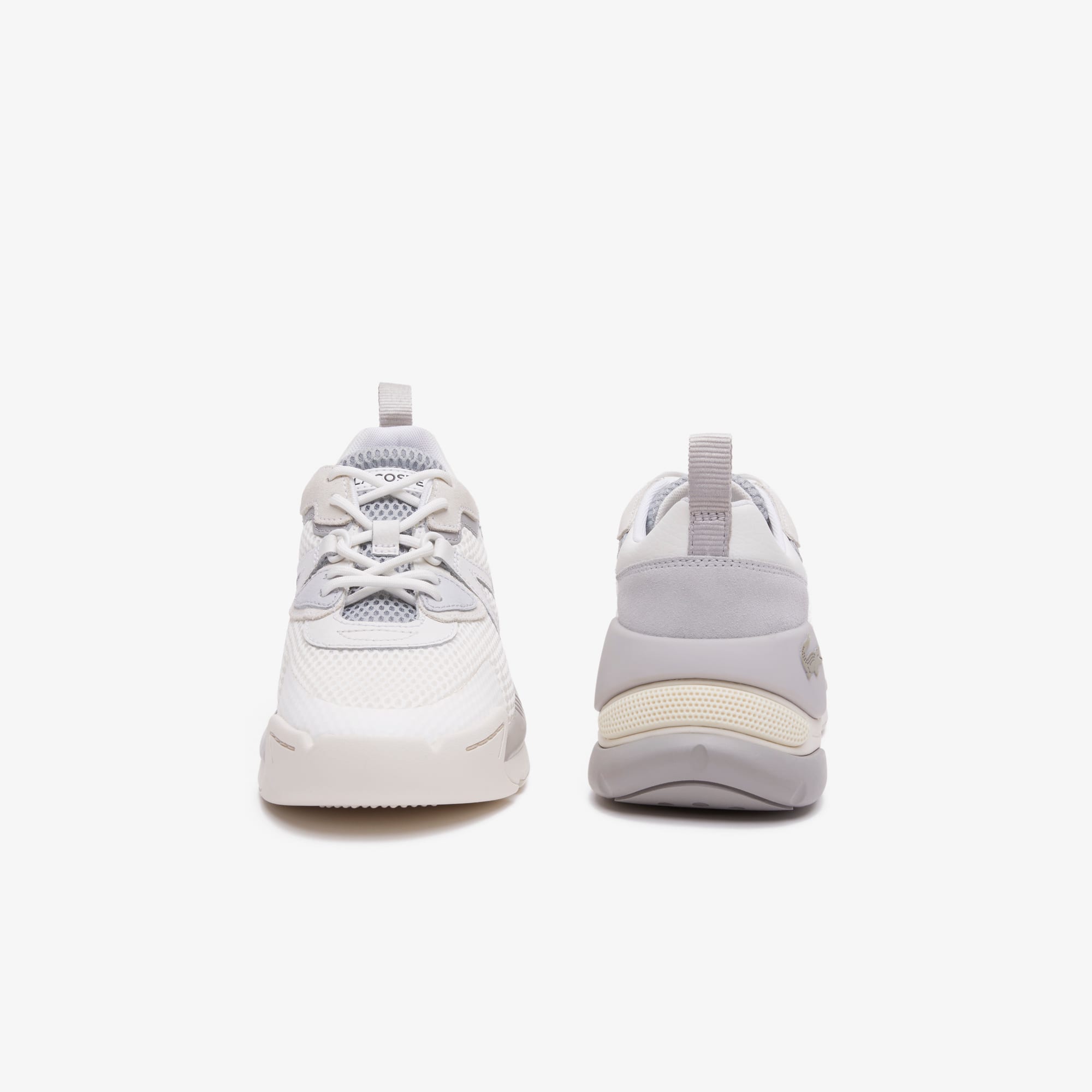 LACOSTE Twin Serve 222 2 SFA ホワイト 24cm Women's Twin Serve Leather Cupsole Sneakers - Sneakers - New