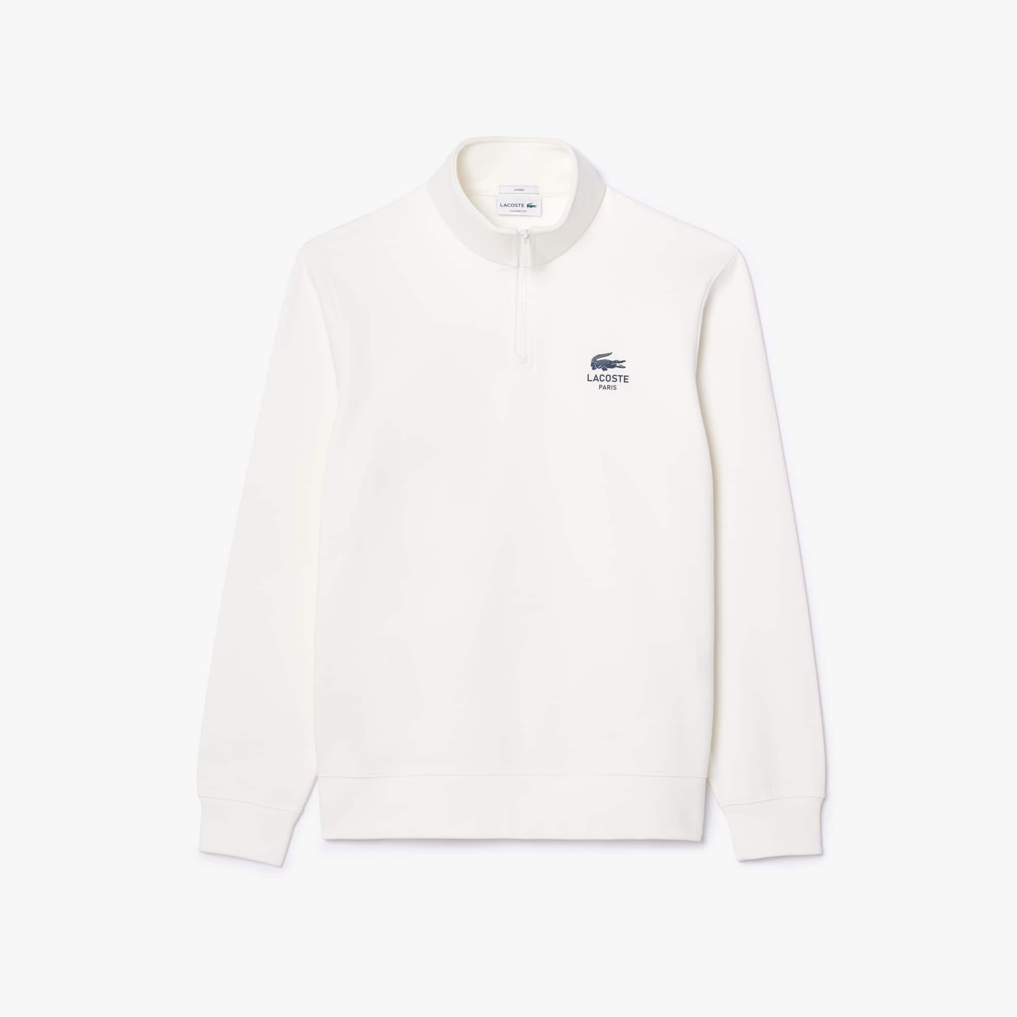 Unisex High-Neck Zip-Up Sweatshirt - Sweaters & Sweatshirts