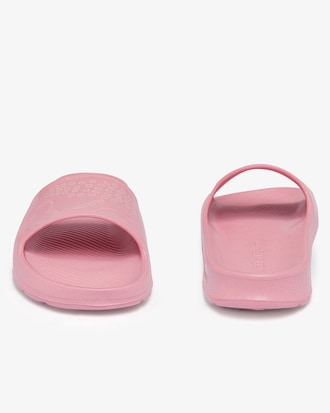 Women's Croco 2.0 Logo Strap Slides