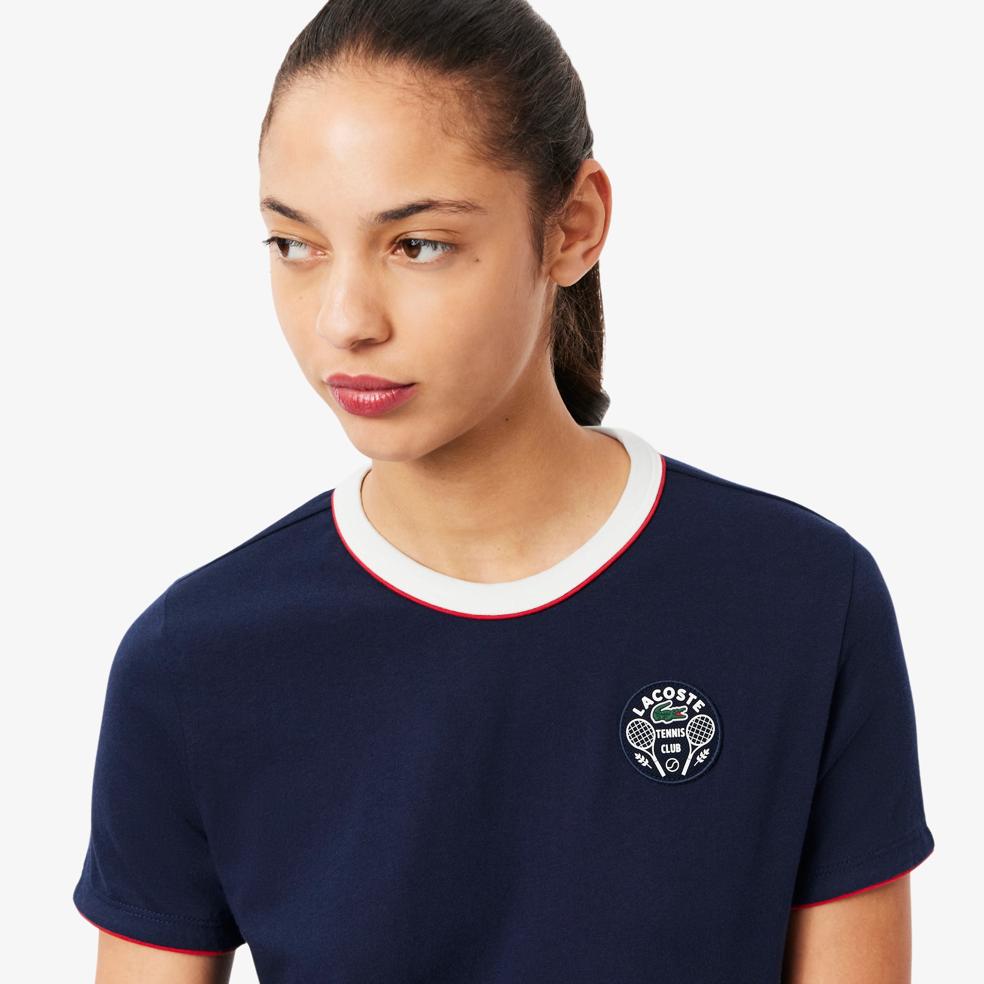 Women's Ultra Dry Tennis Heritage Badge T-Shirt - Preferred Cotton