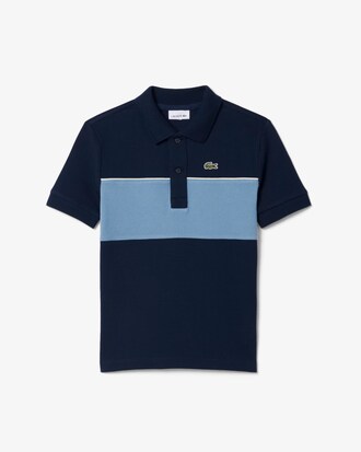 Contrast Band Petit Piqu&eacute; Polo Shirt