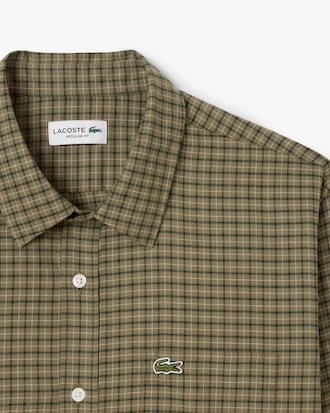 Men's Regular Fit Plaid Flannel Shirt