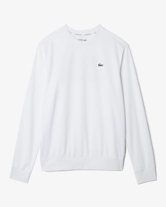Sweatshirt homme technique Tennis Lacoste SPORT avec imprim&eacute;s
