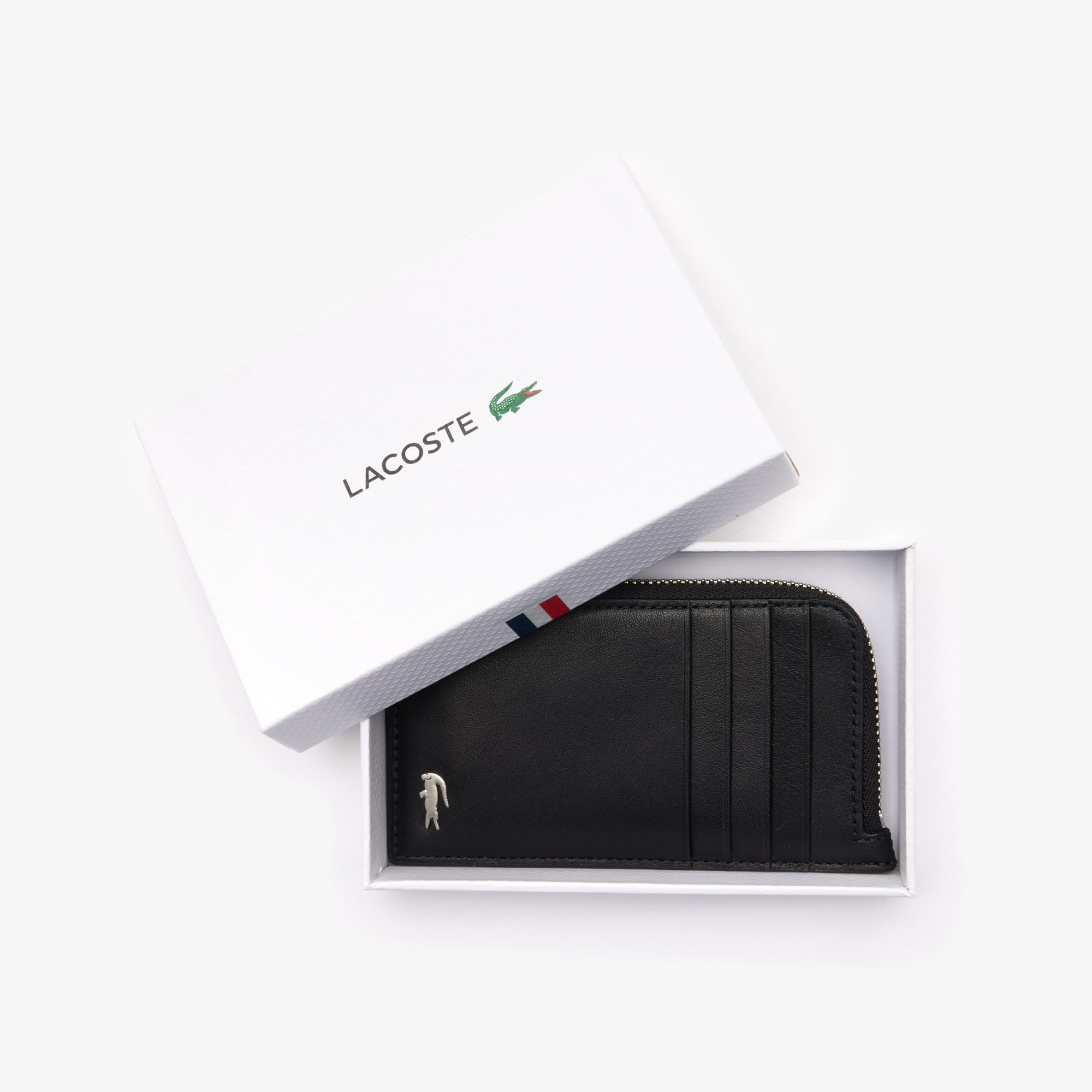 LACOSTE ● Fitzgerald Card Holder 送料無料 Lacoste Fitzgerald Leather Zip Card Holder | Dressinn