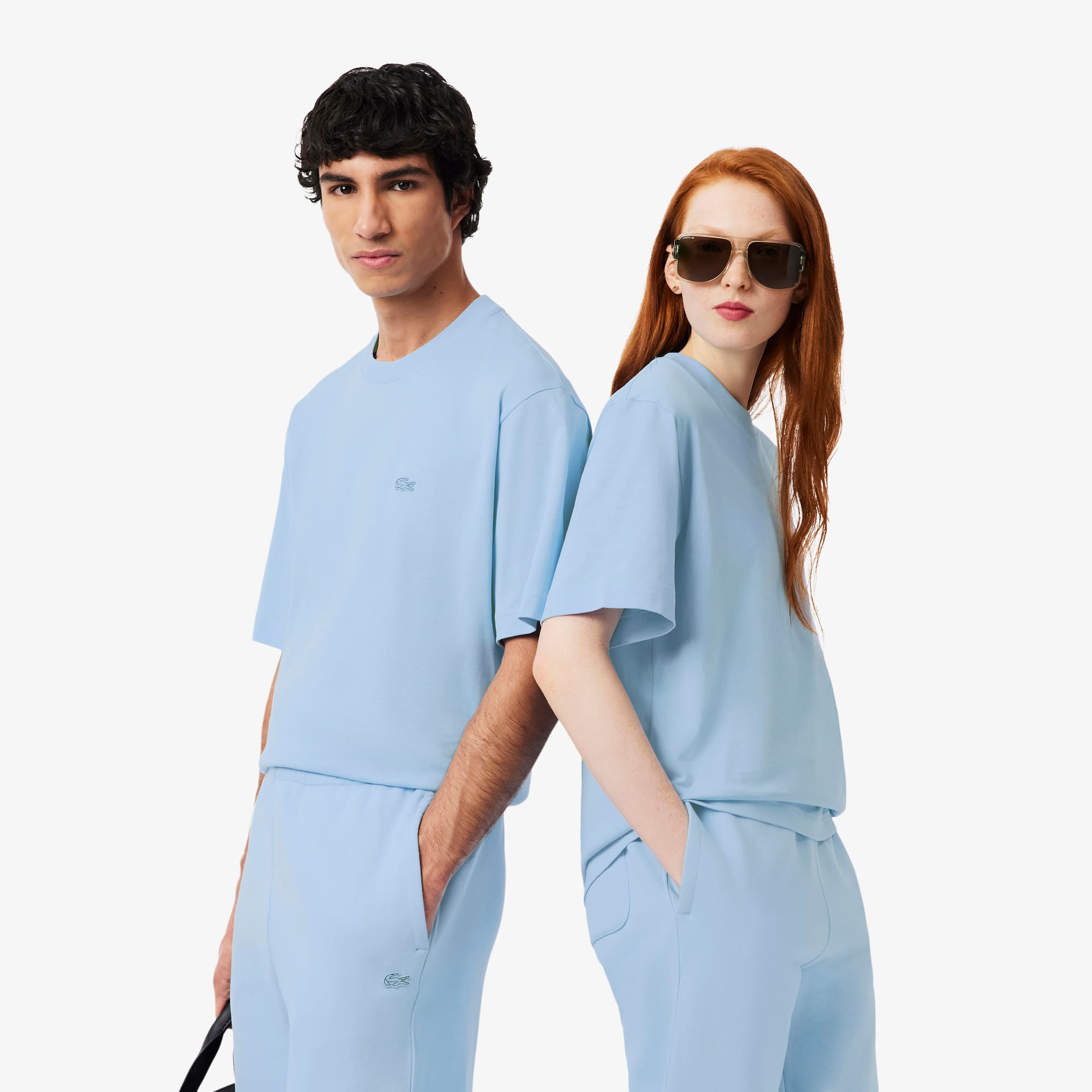 Lacoste Unisex Loose Fit Heavy Jersey T-Shirt