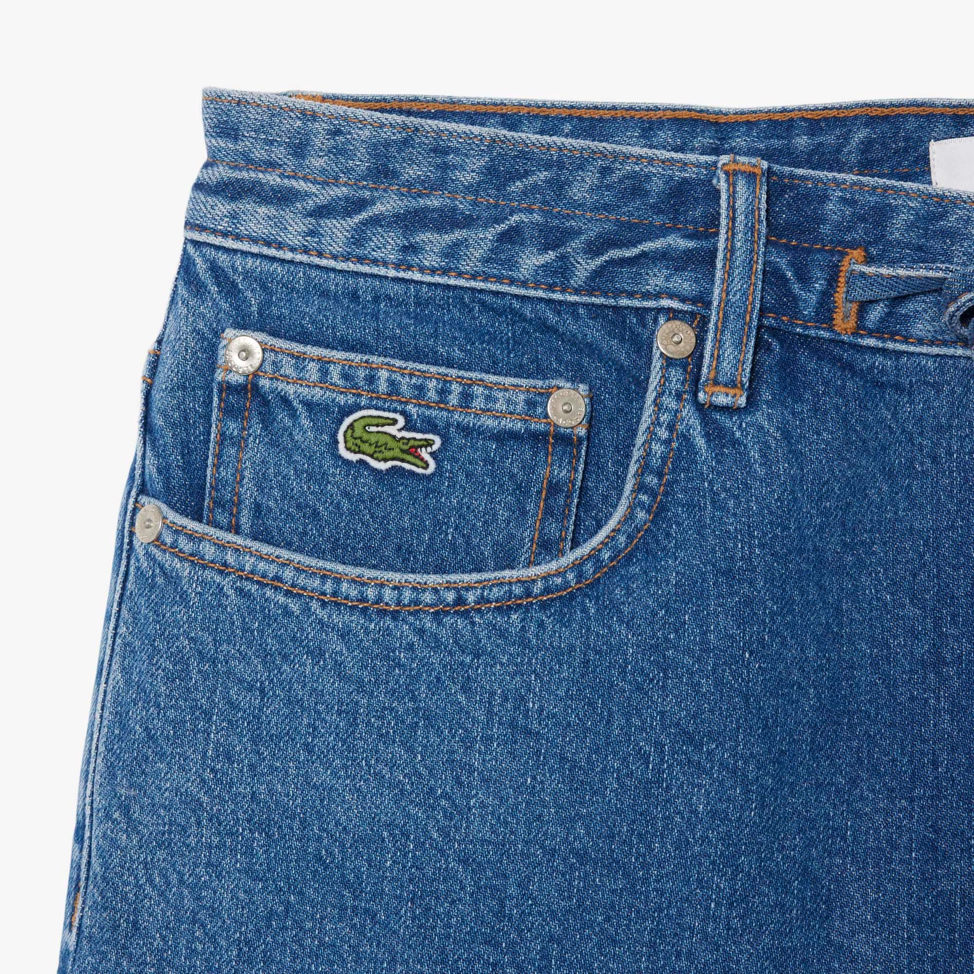 Cotton Denim Shorts