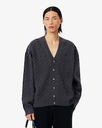 Runway Cashmere Cable Knit Cardigan