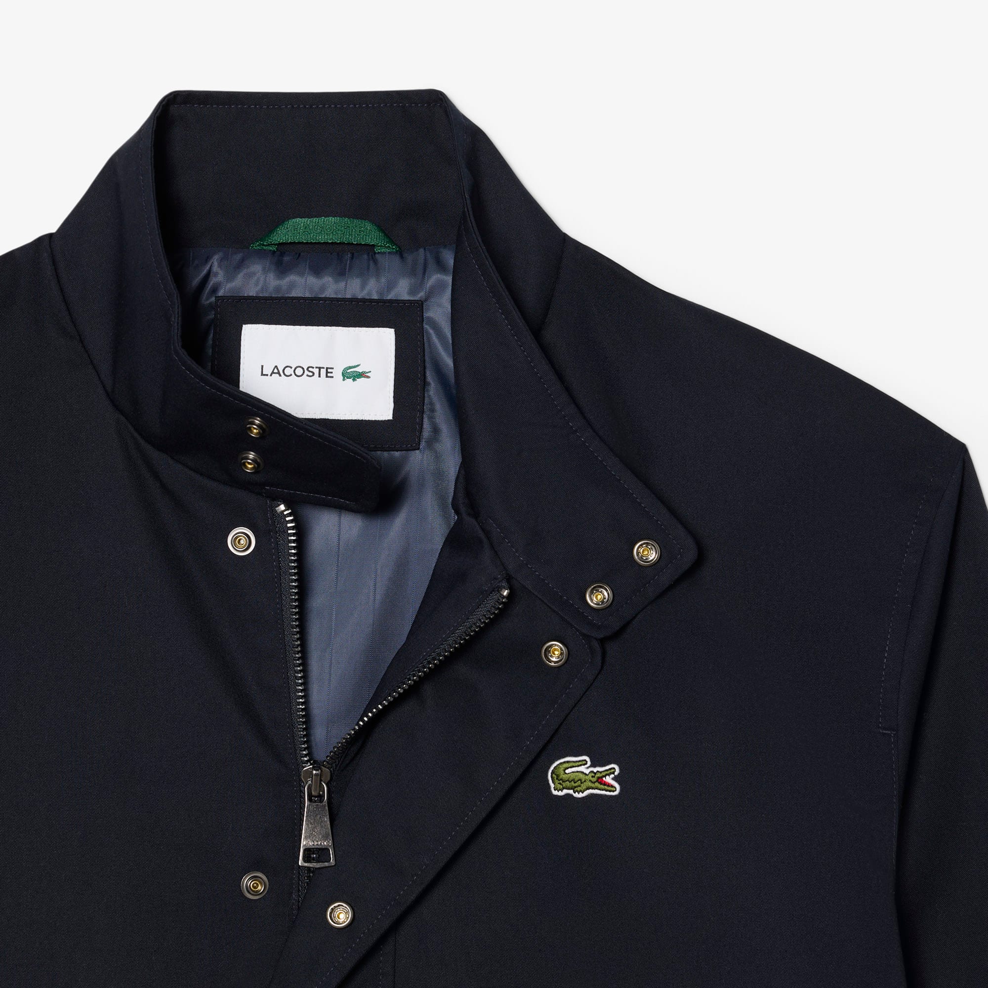 Water-Repellent Twill Harrington Jacket