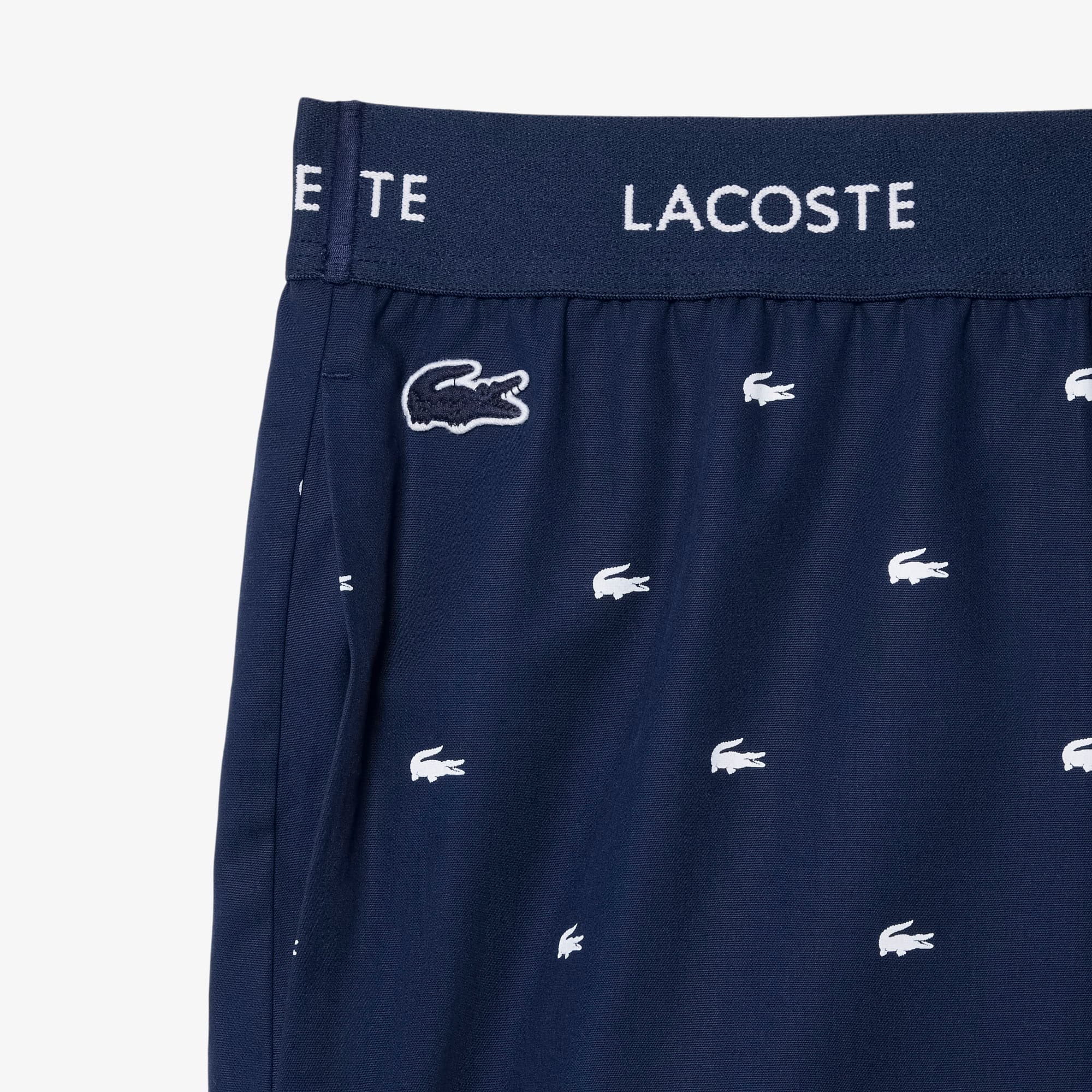 Printed Poplin Pajama Pants