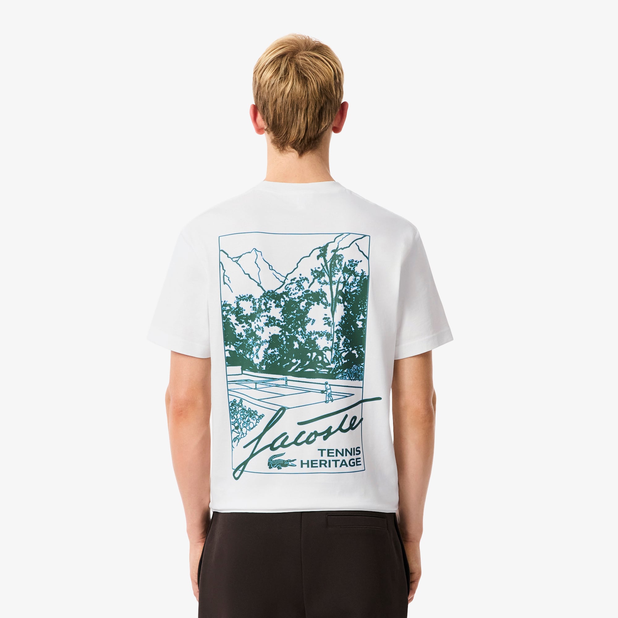 Men's Printed Jersey T-Shirt - Organic Cotton - New In 2026 | Lacoste