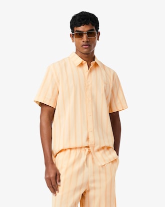 Regular Fit Striped Poplin Shirt