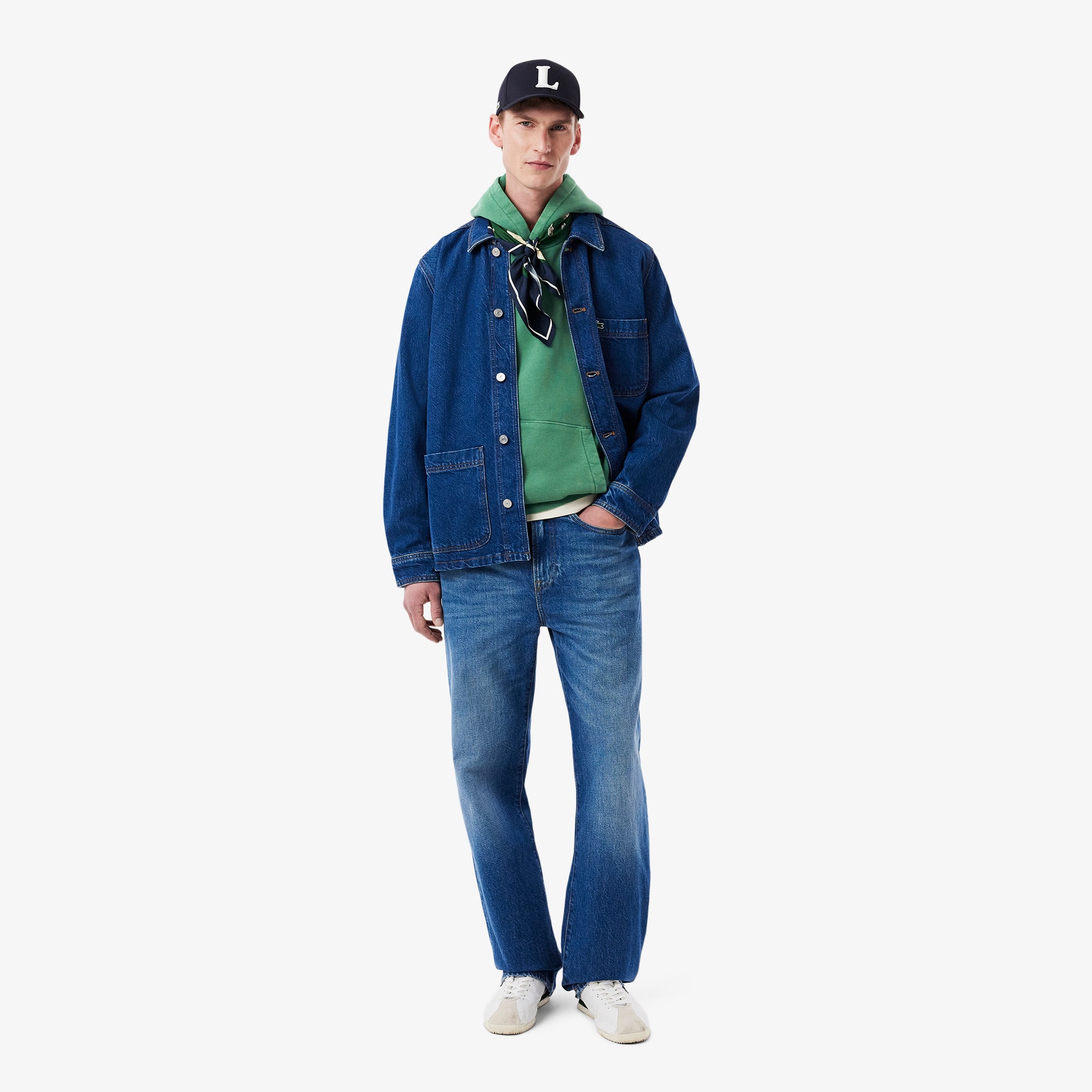 パーカー・フーディ LACOSTE Men Hoodies SH9905 C7Z Blue Washed Effect Hoodie - Men's Sweatshirts - New In 2025 | Lacoste