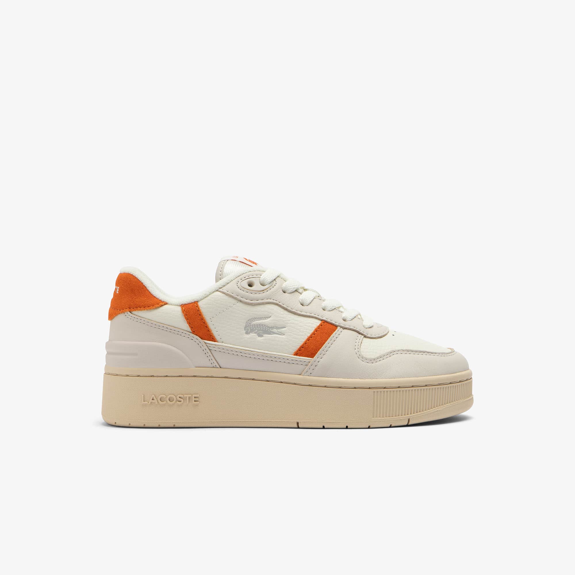 Lacoste Sneakers T-Clip Para Mujer Blanco