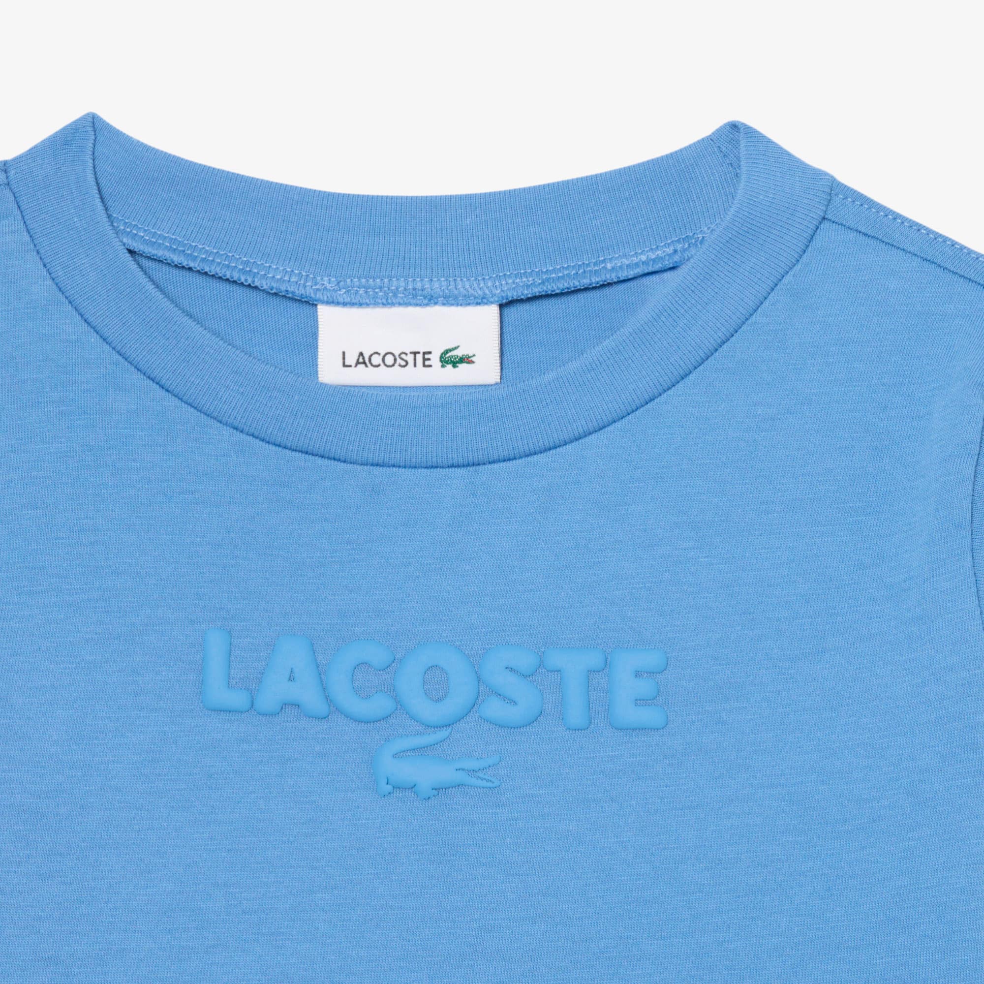 Textured Lacoste Cotton T-Shirt