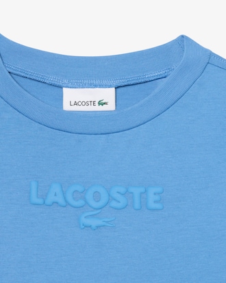 Textured Lacoste Cotton T-Shirt