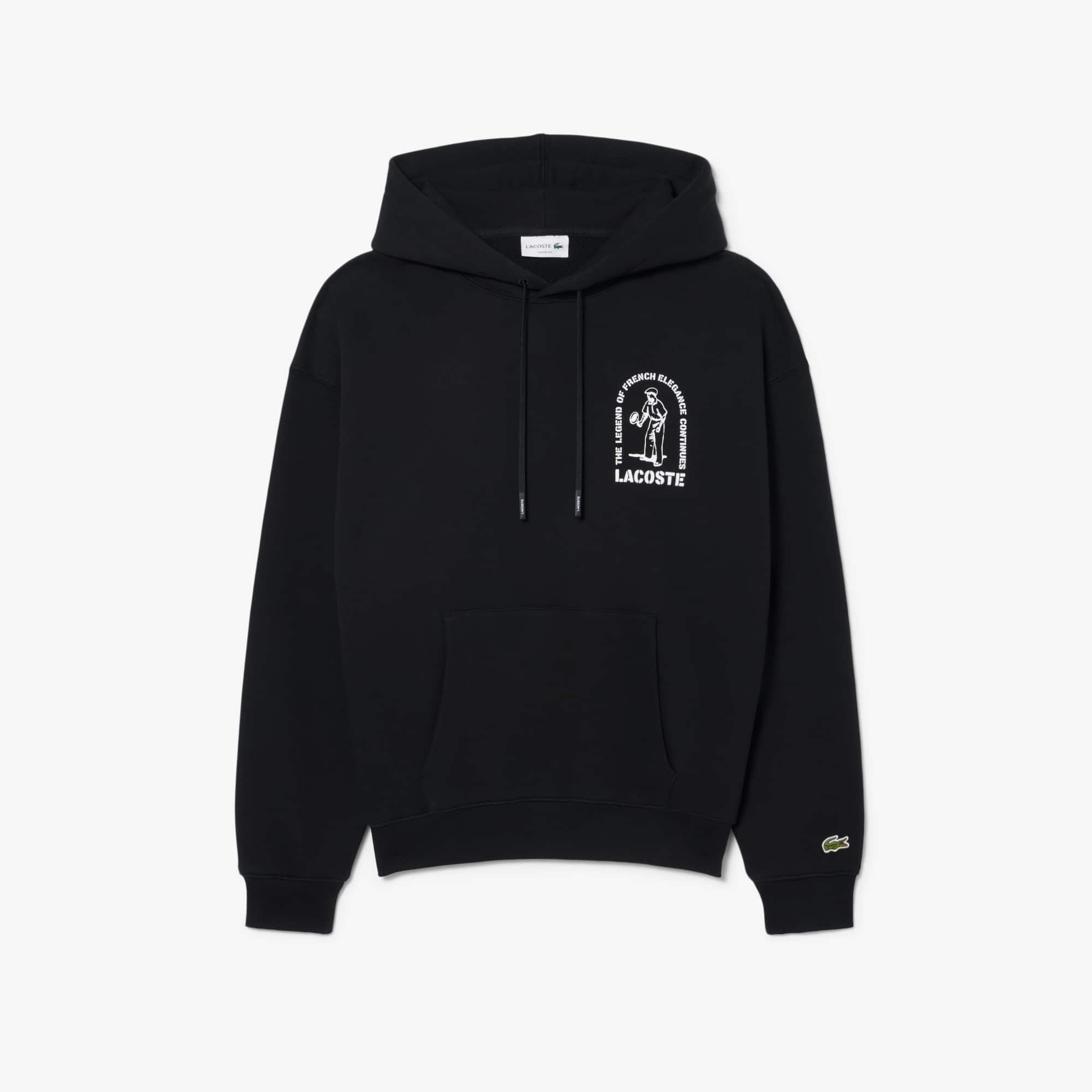 Loose Fit Printed Hoodie - Sweaters & Sweatshirts - New In 2026