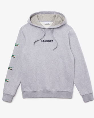 Sweat Capuche Lacoste Gris Survetement Lacoste Site Chinois