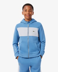 Sweatshirt &agrave; capuche zipp&eacute; color-block