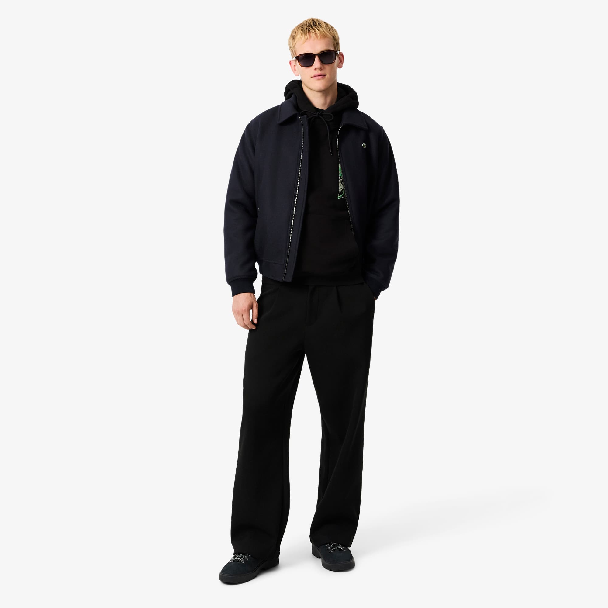 Men's Printed Fleece Hoodie - Sweaters & Sweatshirts - New In 2026