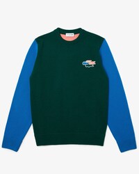 Men&rsquo;s Crew Neck Colorblock Responsible Wool Sweater