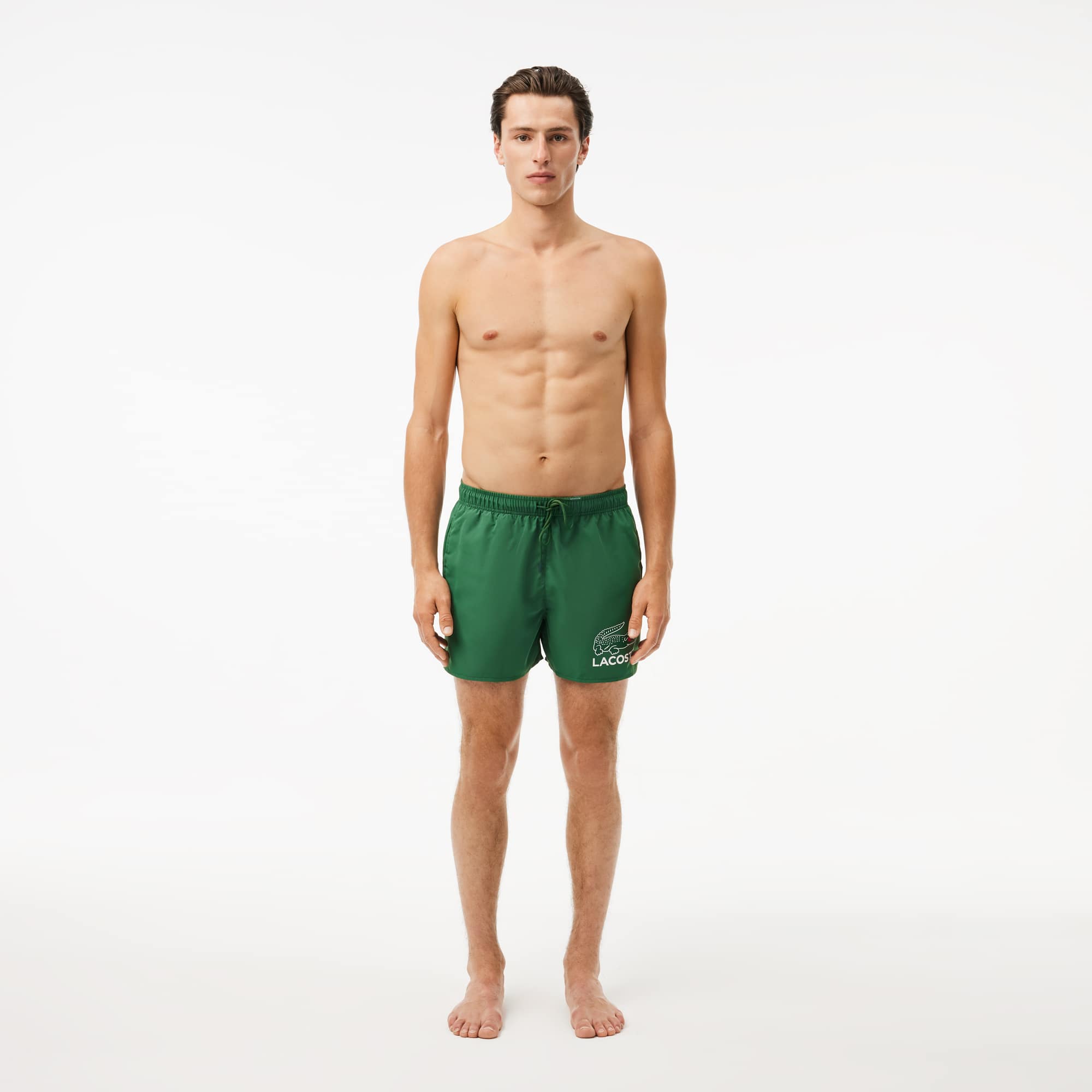 Men's Croc Print Swim Trunks - Shorts & Swim - New In 2025 | Lacoste