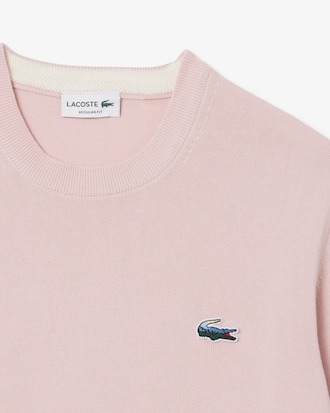 Men's Cotton Landscape Crocodile Sweater