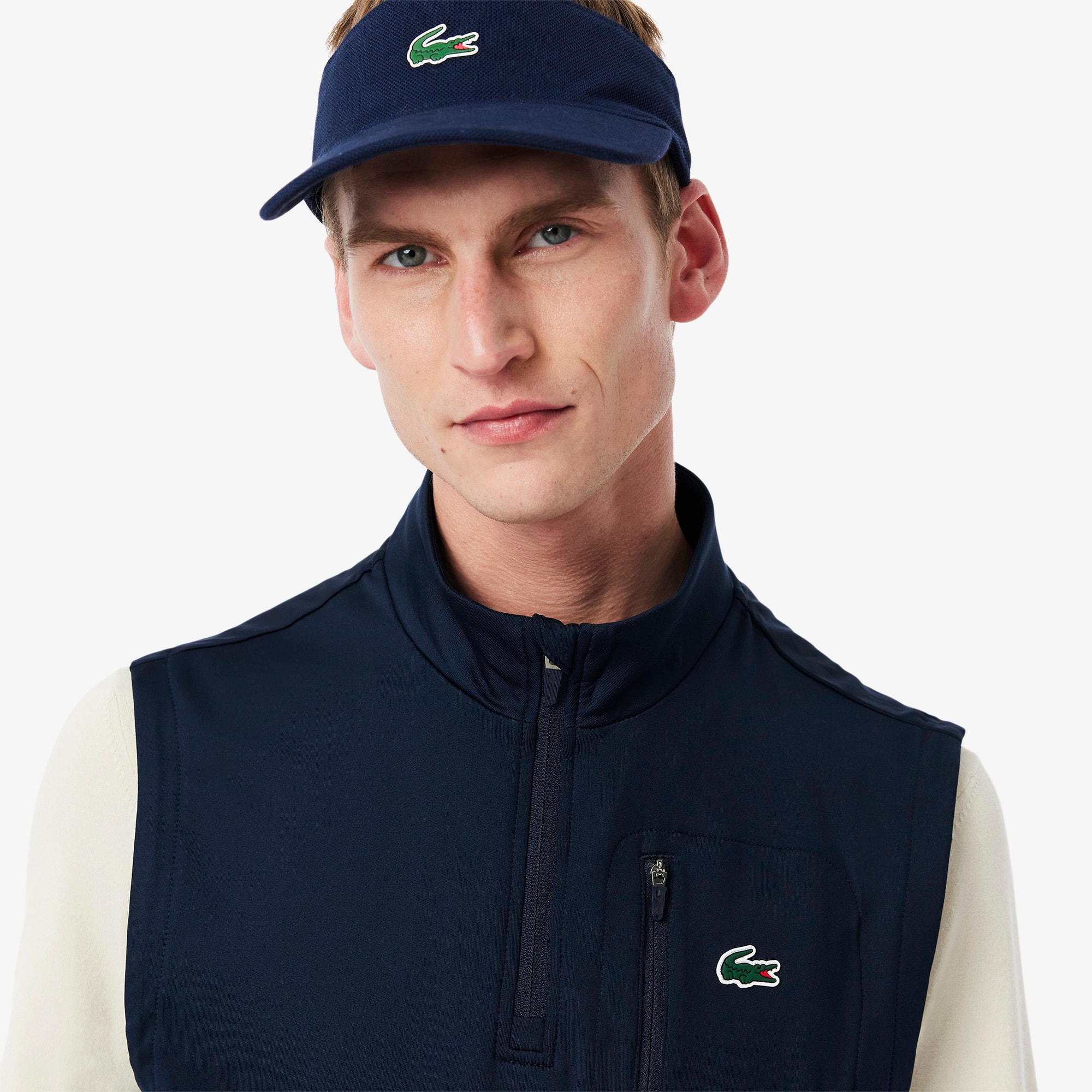 Men's Half-Zip Layering Golf Vest - Sweaters & Sweatshirts