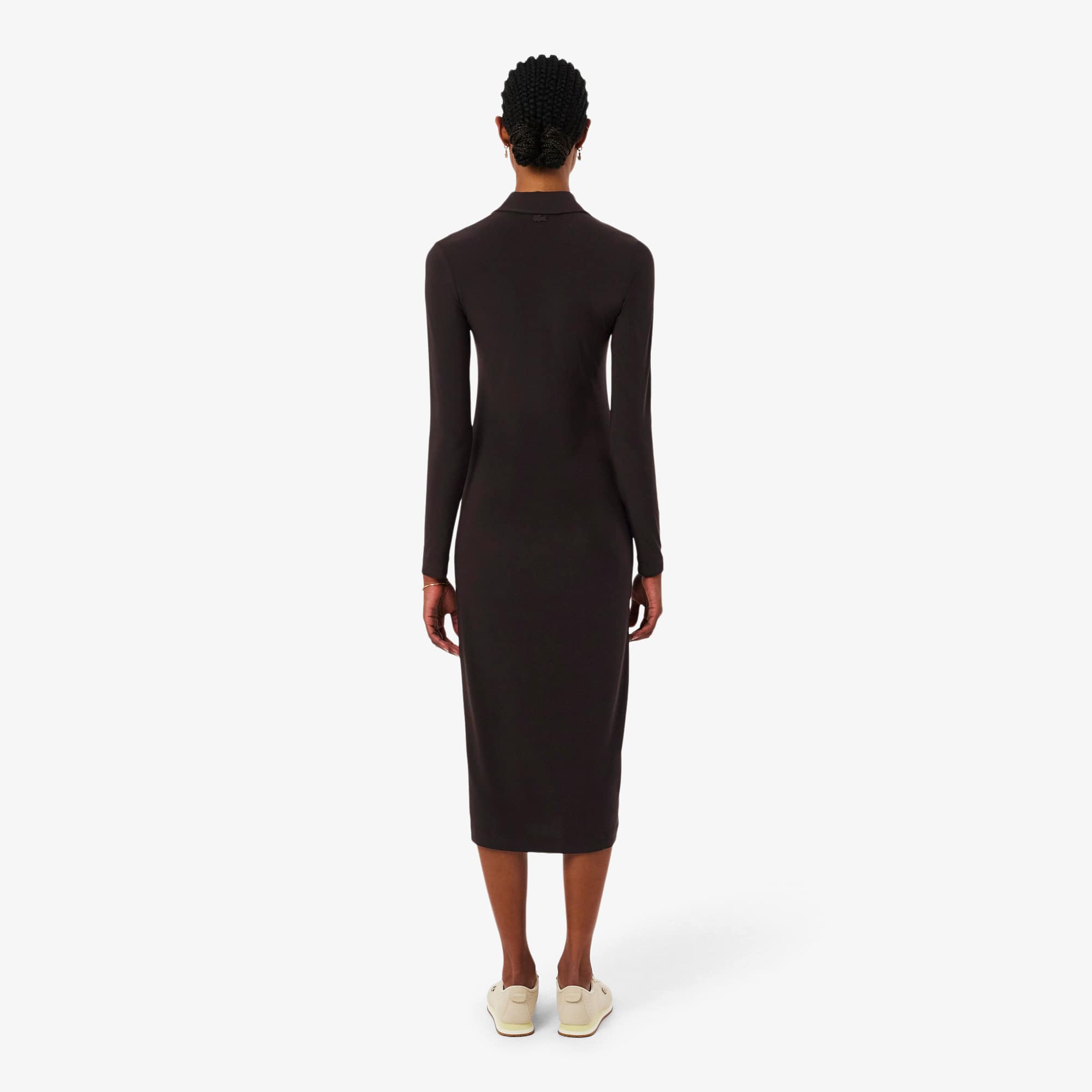 Embroidered Badge Slim Fit Polo Dress