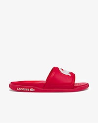 Men's Croco Dualiste Logo Strap Slides
