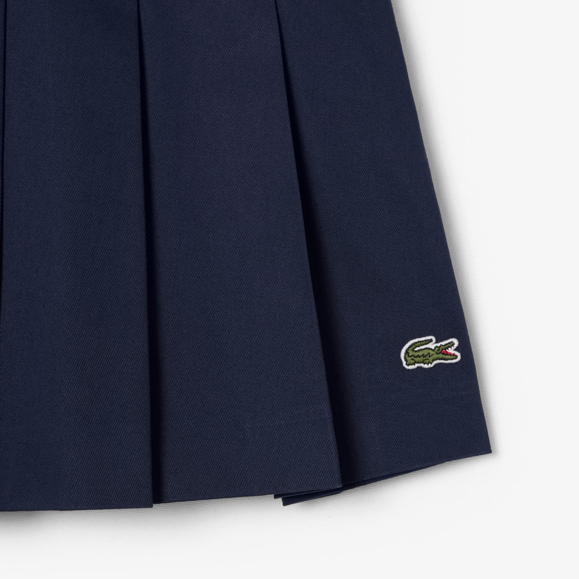 Women's Short Stretch Cotton Pleated Skirt - Shorts & Skirts