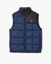 Men's Puffer Vest with Removable Hood