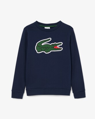Sudadera con Gorro Unisex de Felpa con Cocodrilo