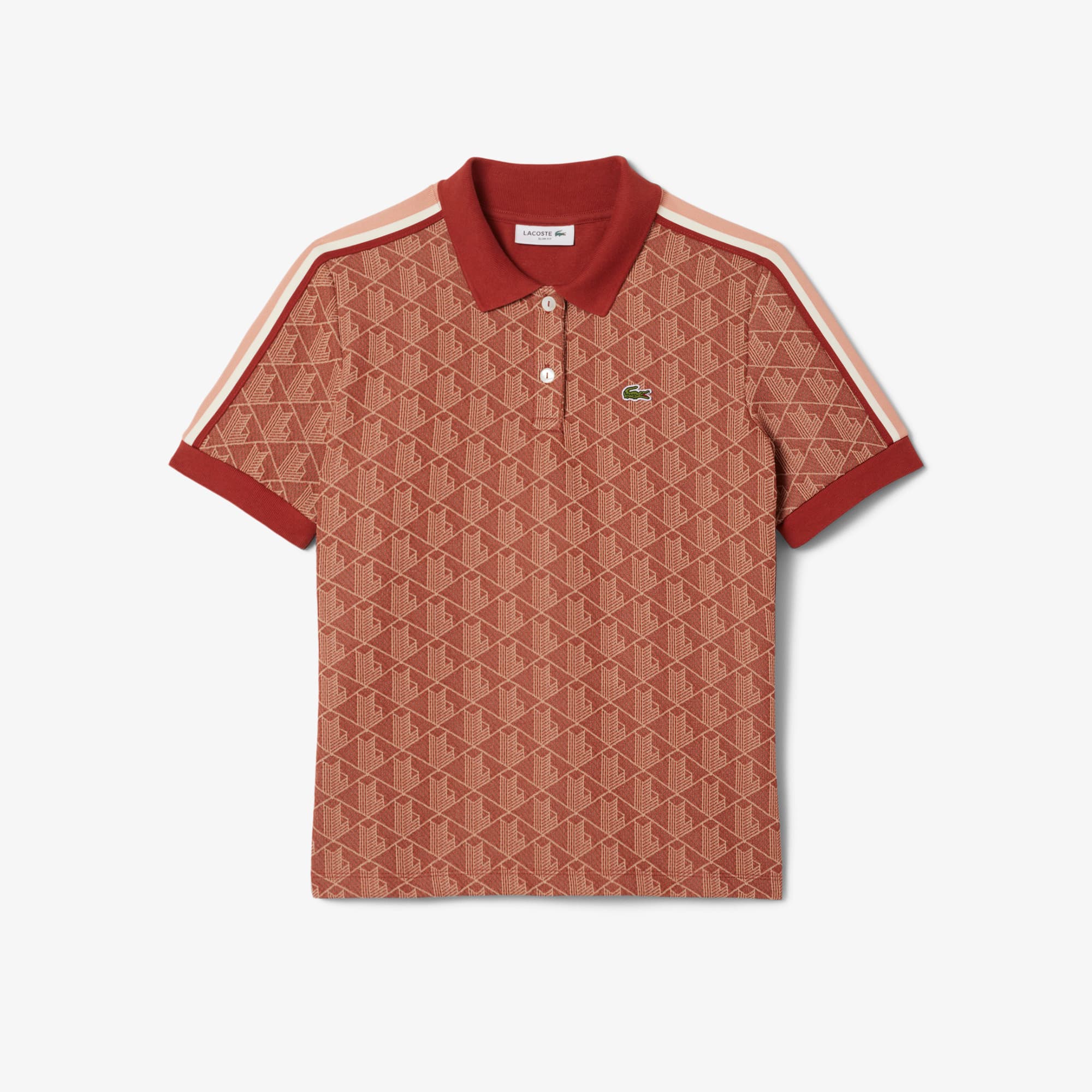 Women's Slim Fit Monogram Polo - Polo Shirts - New In 2025