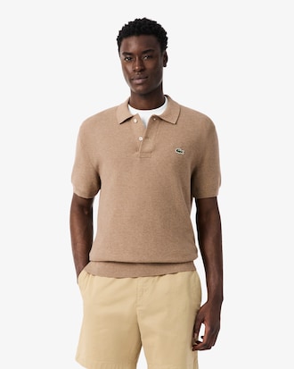 Classic Fit Knitted Polo Shirt
