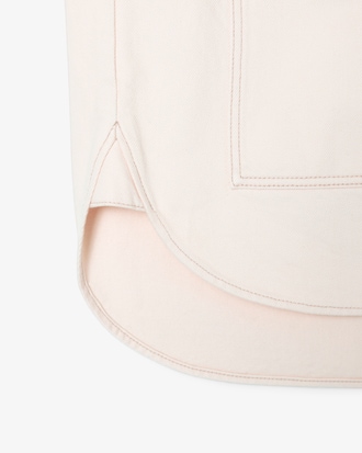 Sobrecamisa vaquera extragrande para mujer